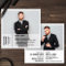 Fun facts 2 photo modern graduation announcement
