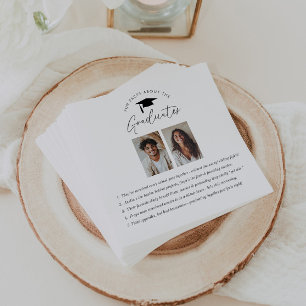 Fun Facts about the 2 Graduates Napkins