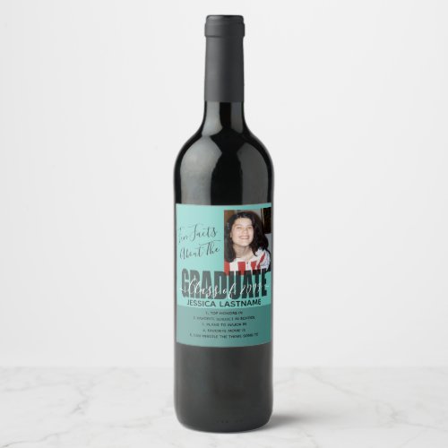 Fun Facts About the Graduate Any Year Wine Label
