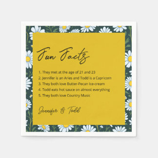 Fun Facts Cocktail Napkins