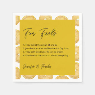 Fun Facts Cocktail Napkins