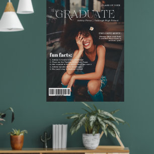 Fun Facts   Graduate Magazine Cover Photo  Poster