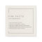 Fun Facts Modern Chic Minimalist Wedding