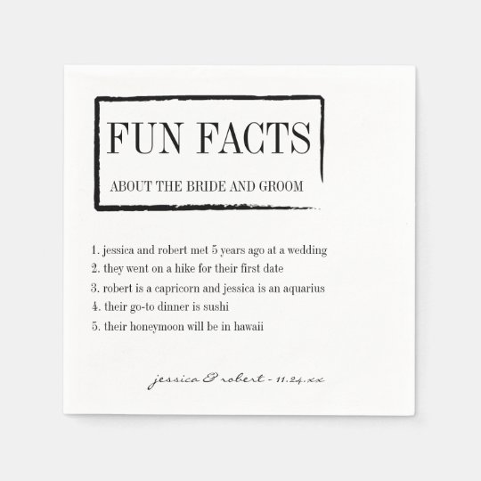 fun facts personalized paper