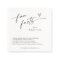 Fun Facts Wedding Napkins | Modern Minimalist