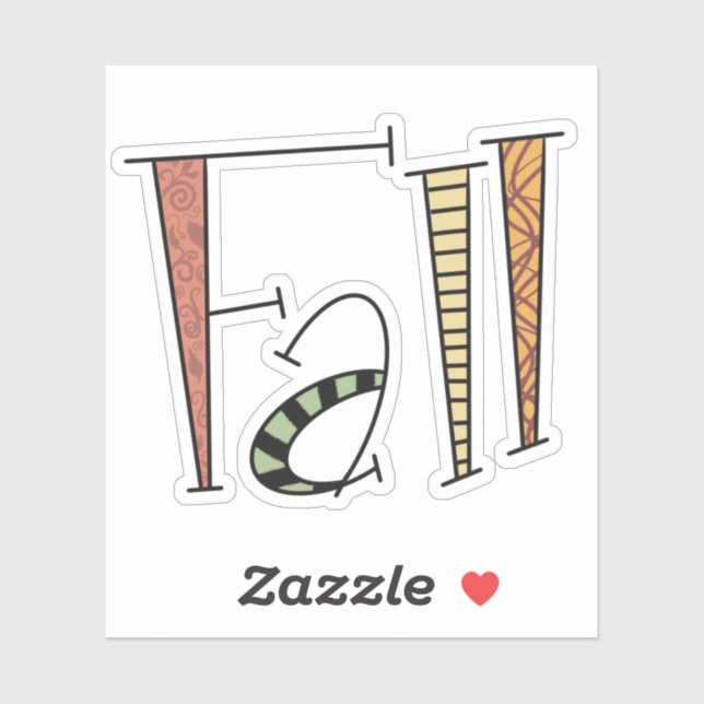 Fun Fall Sticker (Sheet)