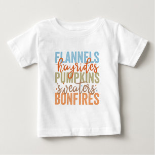 Fun Fall Vibes Baby T-Shirt