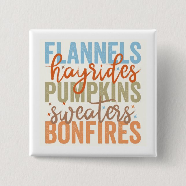 Fun Fall Vibes Button (Front)