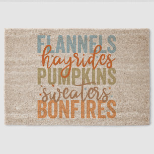 Fun Fall Vibes Fiber Doormat