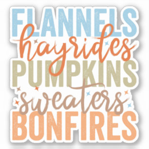 Fun Fall Vibes Sticker