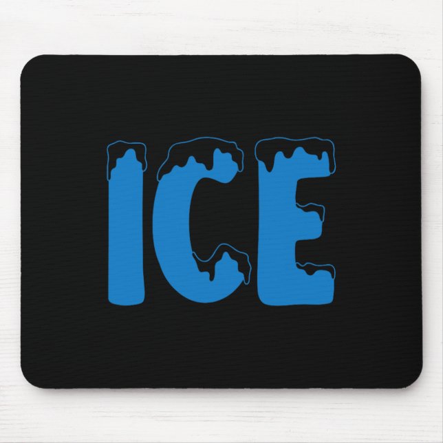 Fun Family Halloween Costume Ice and Ba Mouse Pad (Front)