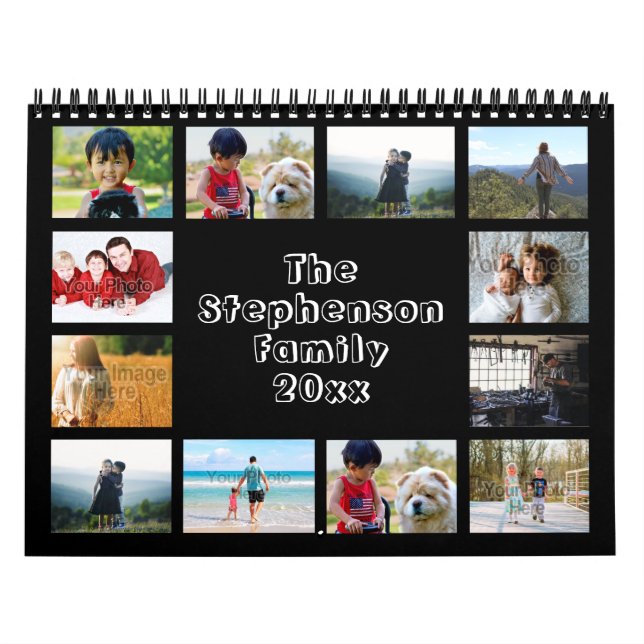 Fun Family Kids Photo Calendar (Cover)