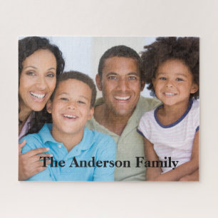 Fun Family Photo Personal Custom Jigsaw Puzzle
