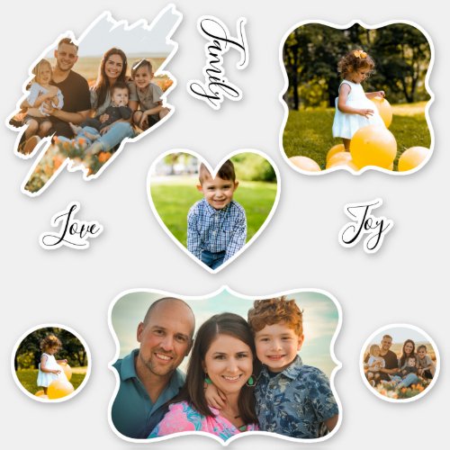 Fun Family Photo Scrapbook  Words Sticker Set