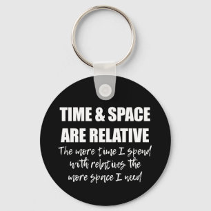 Fun Family Science Quote Typography Keychain