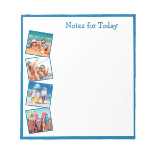Fun Family Vacation 4 Photos Notes for Today Blue