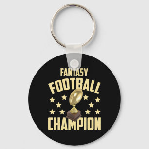 Fun Fantasy Football Champion Draft Party  Keychain