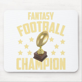 Fun Fantasy Football Champion Draft Party Mouse Pad