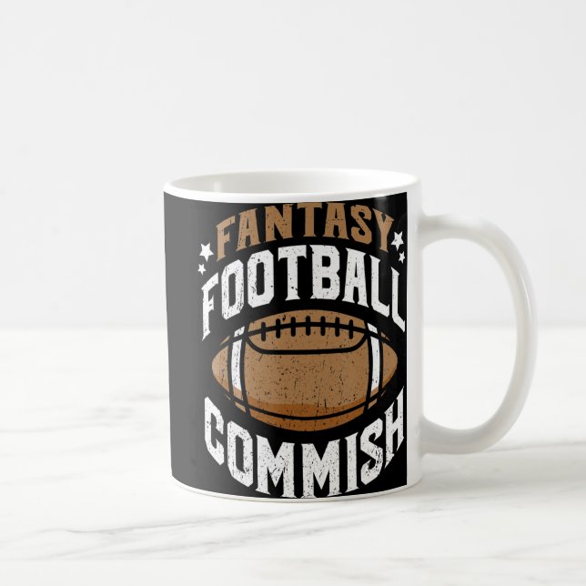 Fun Fantasy Football Commish Commissioner Men  Coffee Mug (Right)