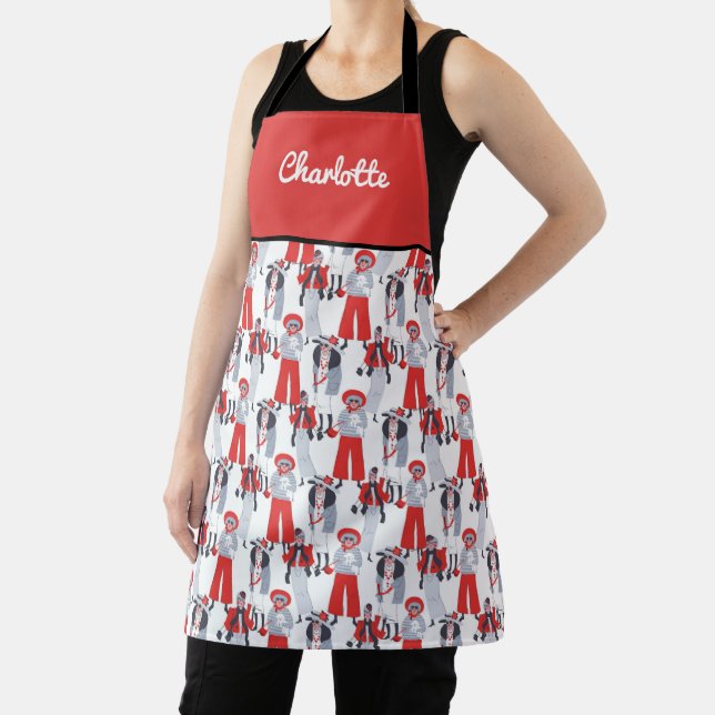 Fun Fashionable Mature Women Apron (Insitu)