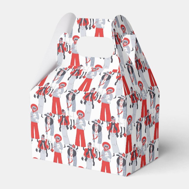 Fun Fashionable Mature Women Favor Box (Front Side)