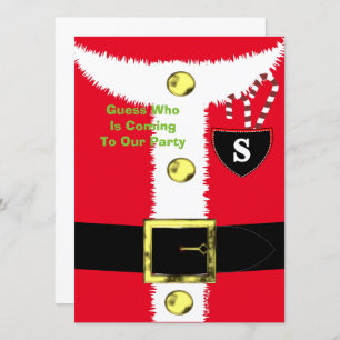 Fun Father Christmas Peronalized Invitation
