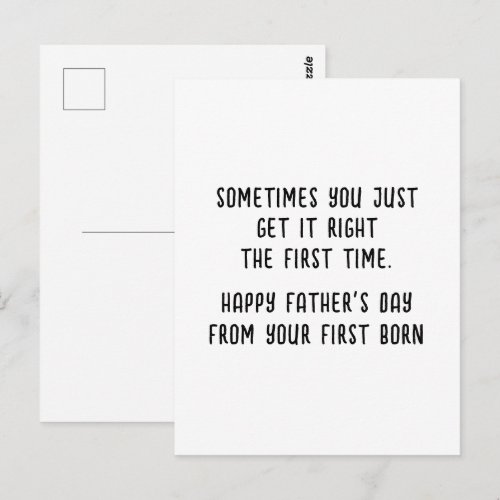 Fun Father's Day Card for Son or Daughter