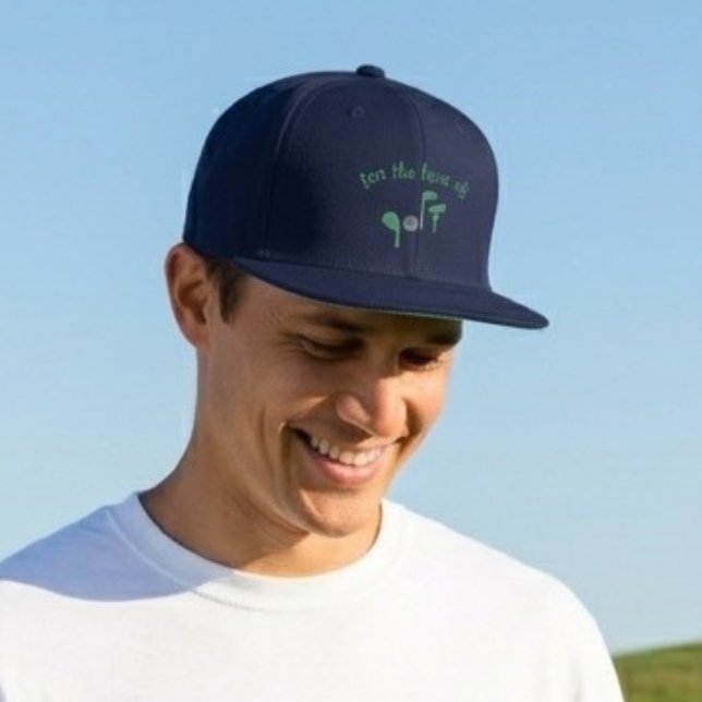 Fun Fathers Day "For the Love of Golf" Typography  Visor (Creator Uploaded)