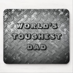 Fun Father&#39;s Day mouse pad with steel plate design