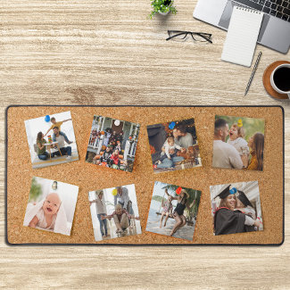 Fun Faux Cork Bulletin Board Multi-photo