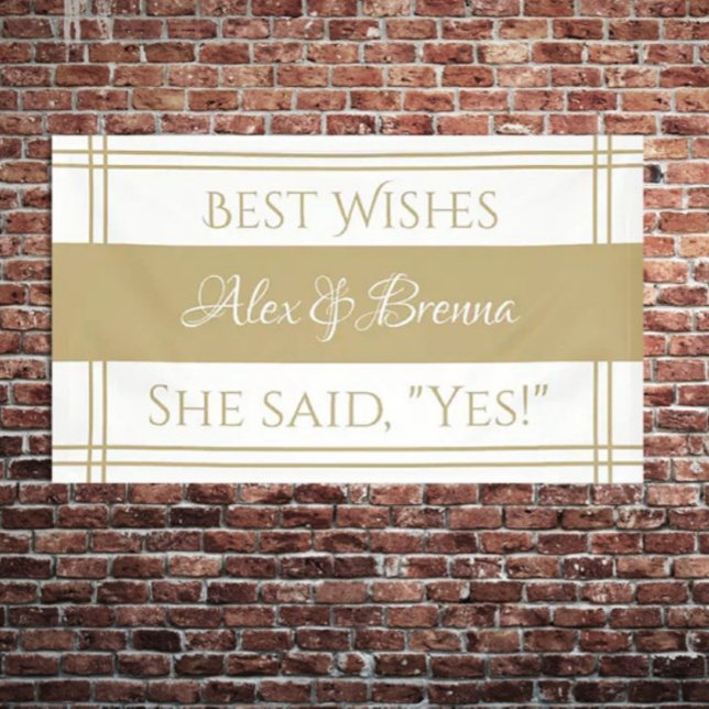 Fun favorite!  Custom engagement Banner (Creator Uploaded)