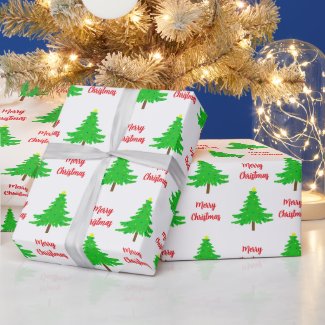 Fun Festive Merry Christmas Trees