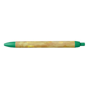 Fun Festive Modern Chic Yellow Geometric Pen