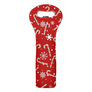 Fun Festive Movie Night Christmas Party Wine Label Wine Bag