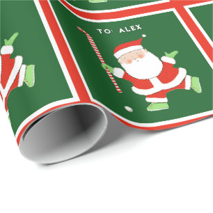 Fun Field Hockey Holiday Gift Wrapping Paper