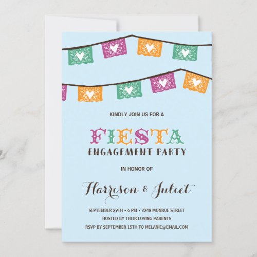 Fun Fiesta  Engagement Party Invitation