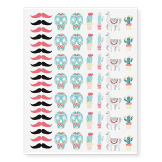Fun Fiesta Temporary Tattoos