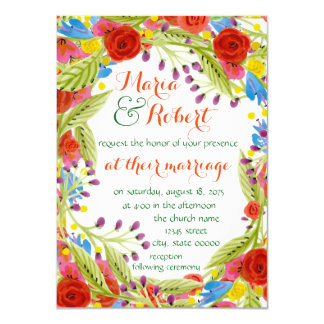 Fiesta Themed Wedding Invitations 8