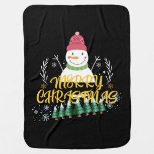 Fun filled Christmas design Baby Blanket
