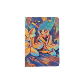 Fun-filled frangipani passport holder