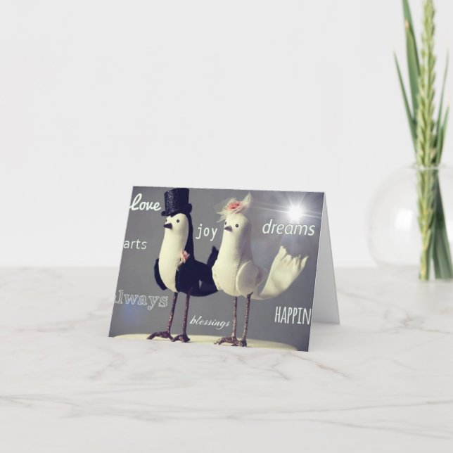 “Fun Filled Lifetime” Wedding Note Card (Front)