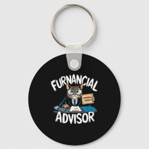 Fun Financial Planner Gift Funny Retirement Adviso Keychain
