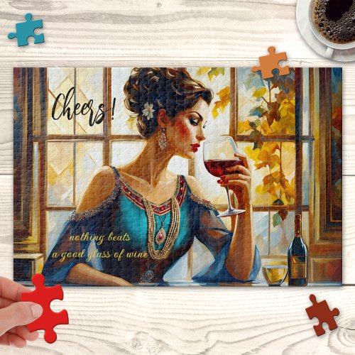 Fun Fine Art Red Wine Puzzle