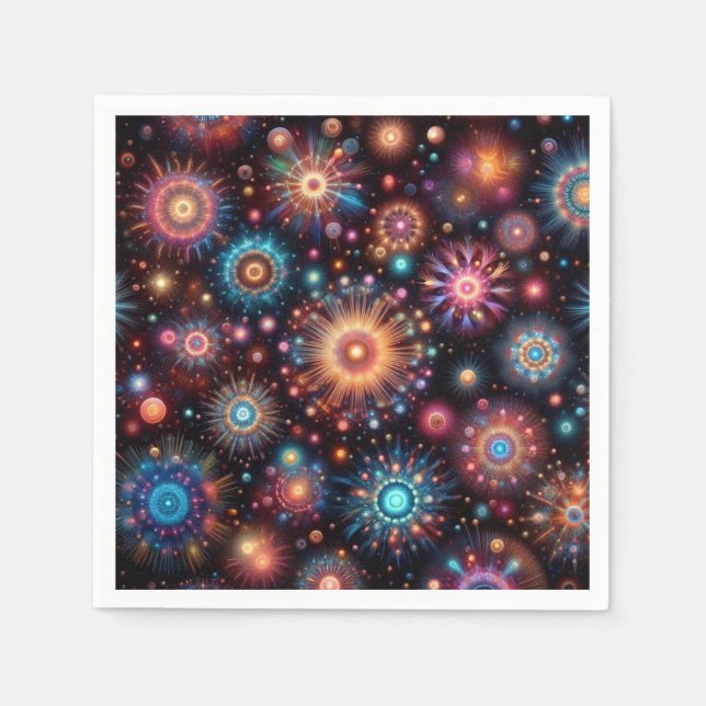 Fun Fireworks  Napkins (Front)