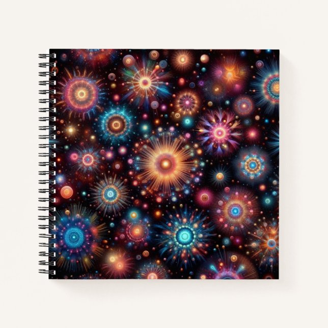 Fun Fireworks  Notebook (Front)