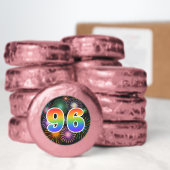 Fun Fireworks, Rainbow Pattern "96" Event # Dipped Oreo Cookie Favors (Dozen)