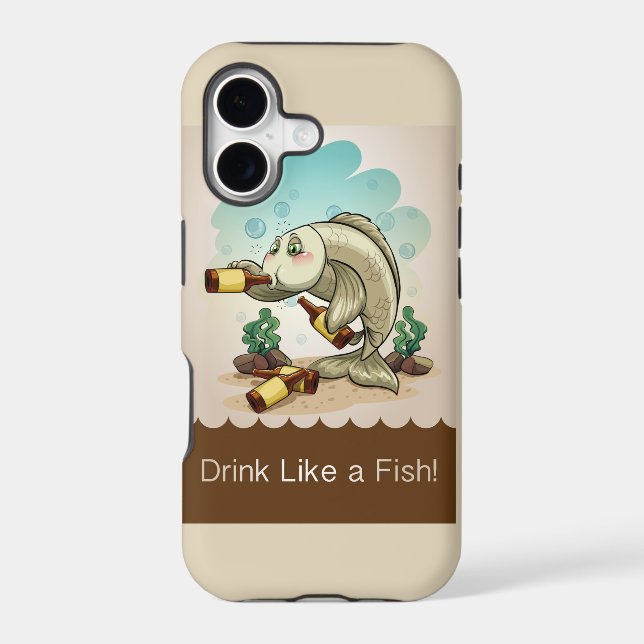 Fun Fishing Iphone Case (Back)