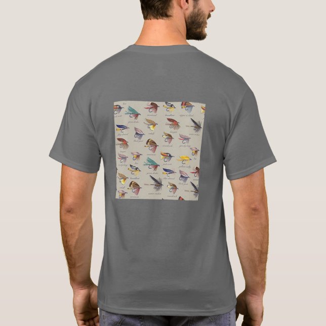 Fun Fishing Lure Men’s T-Shirt (Back)
