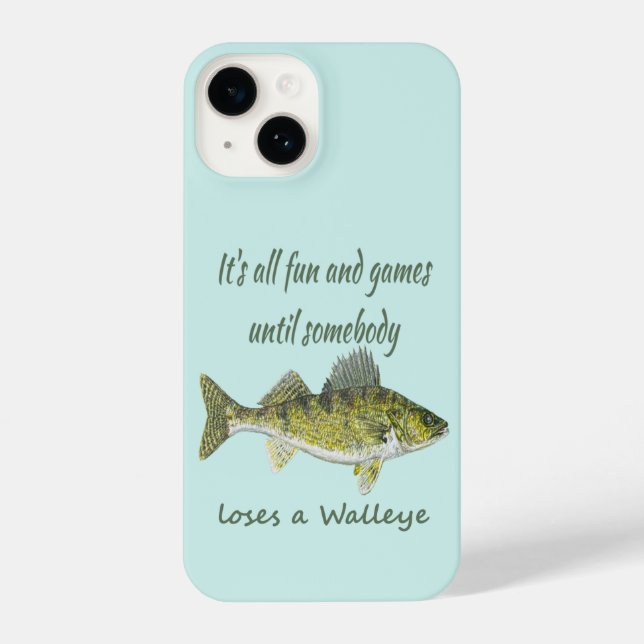 Fun Fishing Quote Fisherman Fishermen iPhone Case (Back)