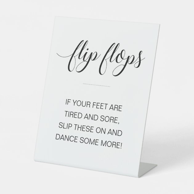 Dancing flip flops on sale wedding